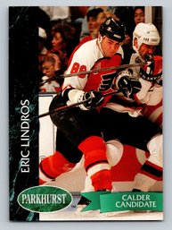 1992 Parkhurst Eric Lindros Hockey Card - MINT