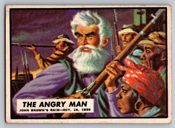 1962 Topps Civil War News The Angry Man (John Brown) Card - VG