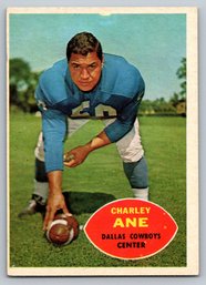 1960 Topps Charley Ane Football Card - EX-MT