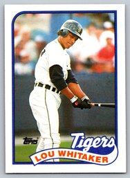 1989 Topps Lou Whitaker Baseball Card - Mint