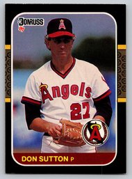 1987 Donruss Don Sutton Baseball Card - Mint