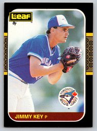 1987 Leaf Jimmy Key Baseball Card - Mint