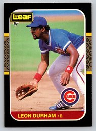 1987 Leaf Leon Durham Baseball Card - Mint