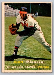 1957 Topps Juan Pizarro Baseball Card - VG-EX