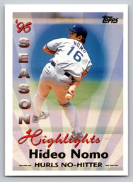 1997 Topps Hideo Nomo Baseball Card - Mint