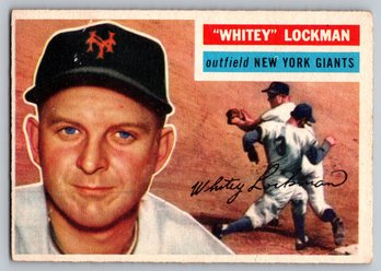 1956 Topps Whitey Lockman Baseball Card - VG