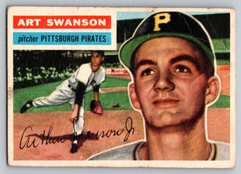 1956 Topps Art Swanson Baseball Card - VG