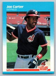 1987 Fleer Joe Carter Baseball Card - Mint