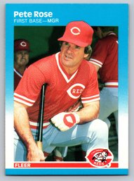 1987 Fleer Pete Rose Baseball Card - Mint
