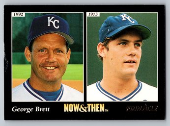 1993 Pinnacle 'Now & Then' George Brett Baseball Card - Mint