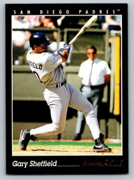 1993 Pinnacle Gary Sheffield Baseball Card - Mint