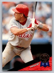 1993 Leaf Lenny Dykstra Baseball Card - Mint
