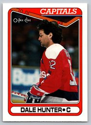 1990 O-Pee-Chee Dale Hunter Hockey Card - Mint