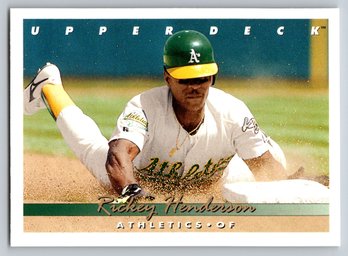 1993 Upper Deck Rickey Henderson Baseball Card - Mint