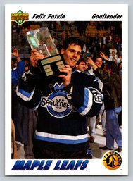 1991 Upper Deck Felix Potvin Hockey Card - Mint