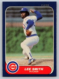 1986 Fleer Lee Smith Baseball Card - Mint
