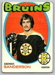 1972 Topps Derek Sanderson Hockey Card - Mint