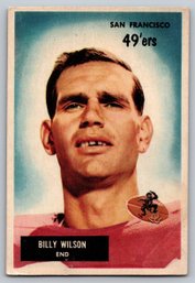1955 Bowman Billy Wilson Football Card - Poor