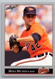 1991 Leaf Mike Mussina Baseball Card - Mint