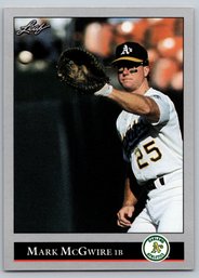 1991 Leaf Mark McGwire Baseball Card - Mint