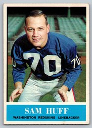 1964 Philadelphia Gum Sam Huff Football Card - Mint