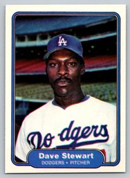 1982 Fleer Dave Stewart Rookie Baseball Card - Mint