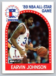 1989 NBA Hoops Earvin Johnson Basketball Card - Mint
