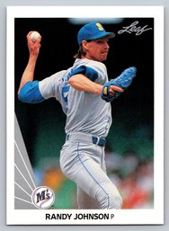 1990 Leaf Randy Johnson Baseball Card - Mint