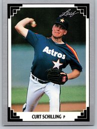 1991 Leaf Curt Schilling Baseball Card - Mint