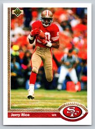 1991 Upper Deck Jerry Rice Football Card - Mint