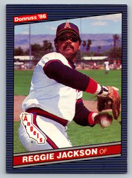 1986 Donruss Reggie Jackson Baseball Card - Mint