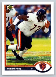 1991 Upper Deck William Perry Football Card - Mint