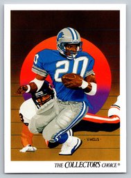 1991 The Collector's Choice Billy Sims Football Card - Mint