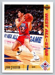 1991 Upper Deck John Stockton Basketball Card - Mint