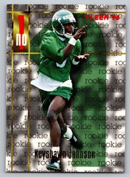 1996 Fleer Keyshawn Johnson Football Card - Mint