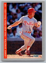 1993 Fleer Lenny Dykstra Baseball Card - Mint