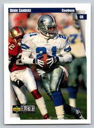 1996 Upper Deck Collector's Choice Deion Sanders Football Card - Mint