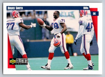 1996 Upper Deck Collector's Choice Bruce Smith Football Card - Mint
