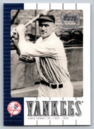 1994 Upper Deck Yankees Legends Earle Combs Baseball Card - Mint