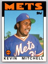 1986 Topps Traded  Kevin Mitchell Rookie  Baseball Card - Mint