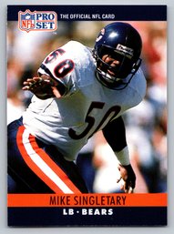 1990 Pro Set Mike Singletary Football Card - Mint