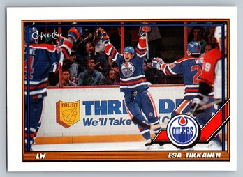 1991 O-Pee-Chee Esa Tikkanen Hockey Card - Mint