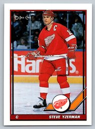 1991 O-Pee-Chee Steve Yzerman Hockey Card - Mint