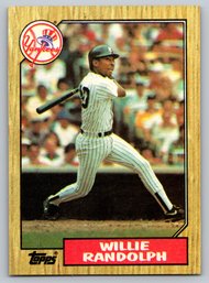 1987 Topps Willie Randolph Baseball Card - Mint
