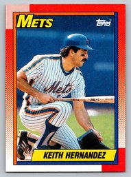 1990 Topps Keith Hernandez Baseball Card - Mint
