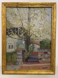 Framed Oil On Board Painting By VANHORN