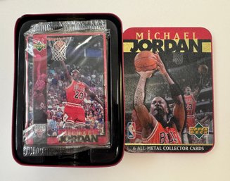 1996 Upper Deck Basketball Michael Jordan 6 Card Metal Set Sealed