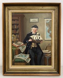 Framed Oil On Board Painting  - Signed