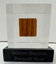 Authentic Boston Garden Celtics Parquet Floor Original Arena Piece