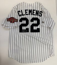 2004 Roger Clemens Signed Autographed MLB ASG Astros Jersey Size L New